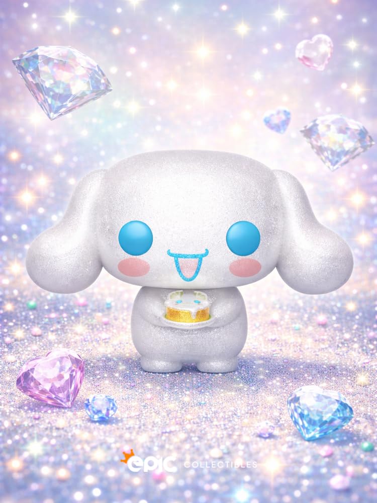 Funko Pop! Sanrio: Hello Kitty - Cynamoroll Diamond Glitter (7500 sztuk) | Limitowana edycja ekskluzywnych winylowych figurek kolekcjonerskich w zestawie z ochraniaczem pudełka