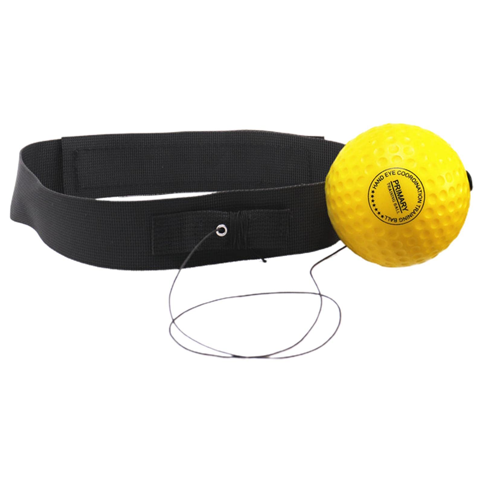 atorse boxing reflex ball hand eye coordination training reflex punching fight ball yellow ball 20g
