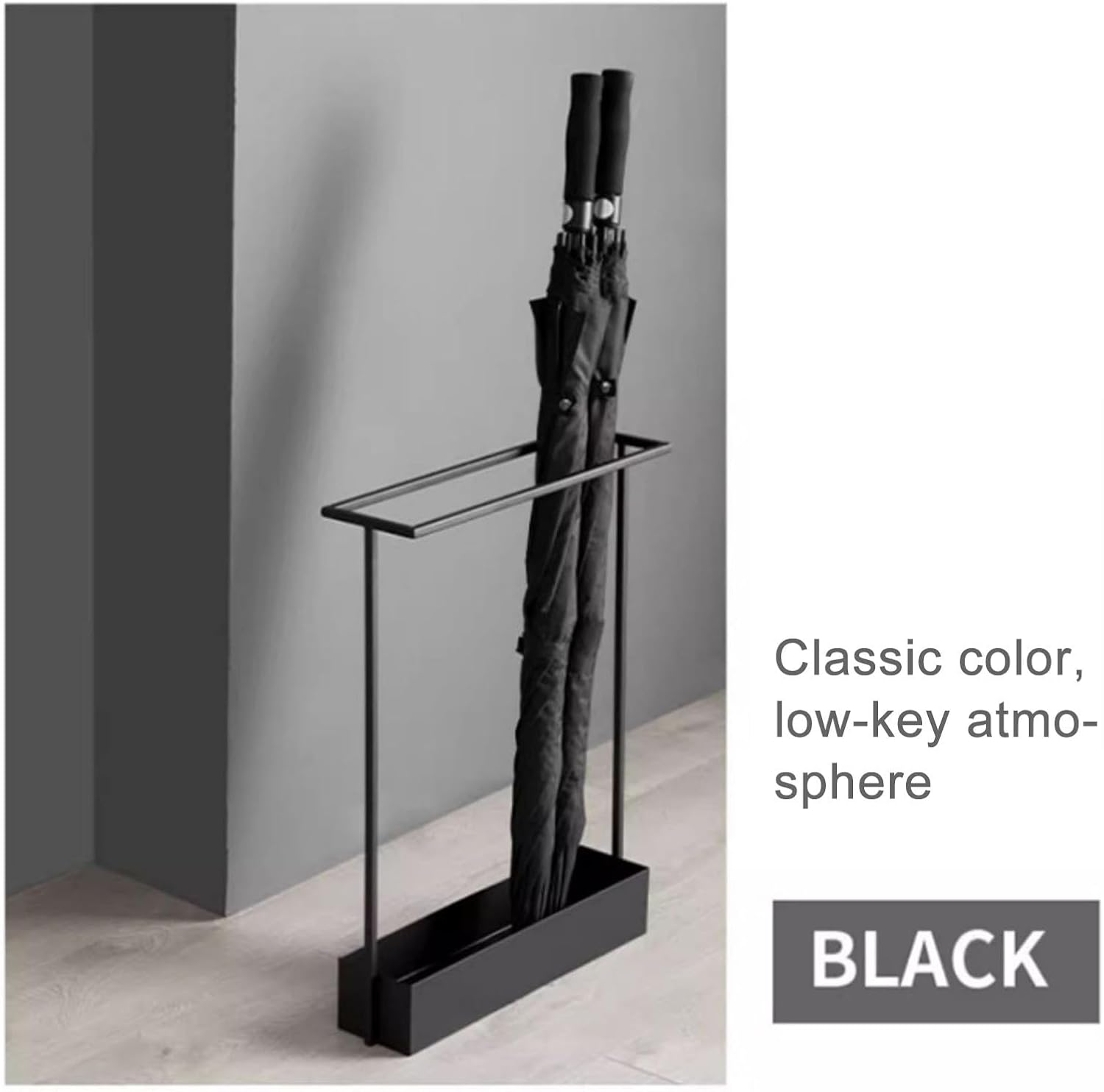Large Capacity Metal Umbrella Stand for Office Square Indoor Umbrella Holder Ideal for Entryway & Workplace Stylish Design and Space Saving.