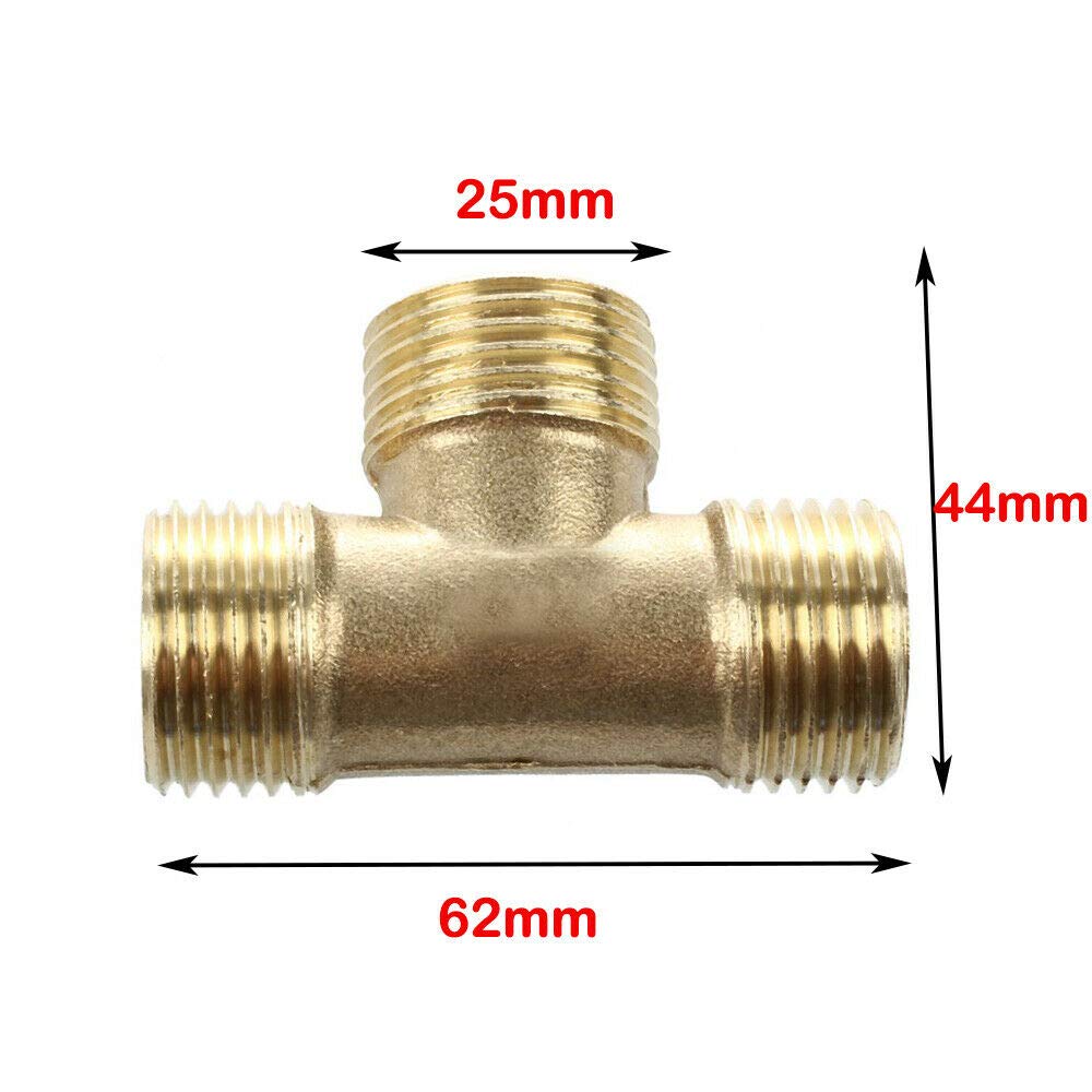 3/16 "manguera Barb Mendor Unión Empalmador Latón Tubería Montaje NPT