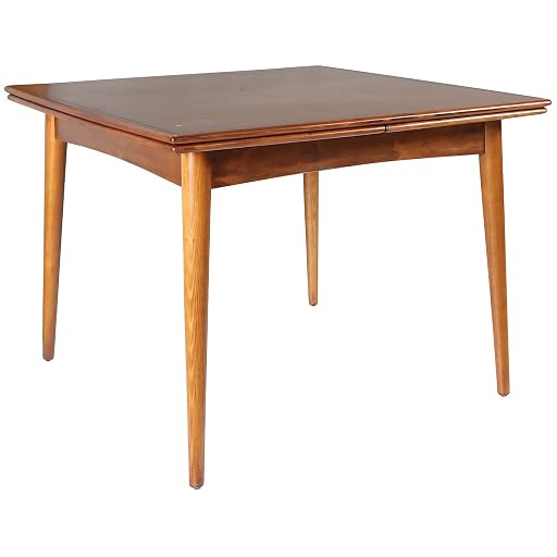 Rivet Mid-Century Modern Pine Dining Table