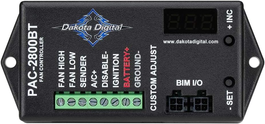 Dakota Digital PAC-2800BT Electronic Fan Controller 70 Amp with Bluetooth Control