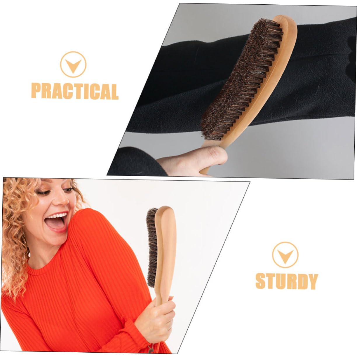 10 Cepillos De Crin De Caballo Con Mango, Cepillo Pequeño Para Polvo De Sombreros, Cepillo De Tela, Cepillo De Ropa Para El Hogar, Cepillo Para Zapatos, Cepillo Para Polvo De