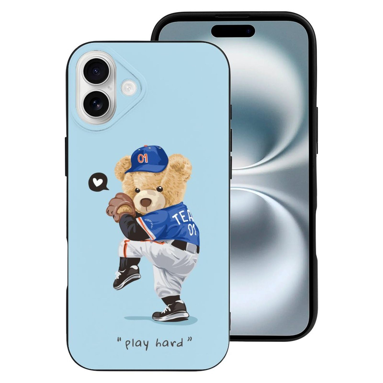 iPhone クリアソフトケース かわいい熊さん柄 37個セット くまさんがいっぱい！かわいい クマ クリアケース カメラレンズ