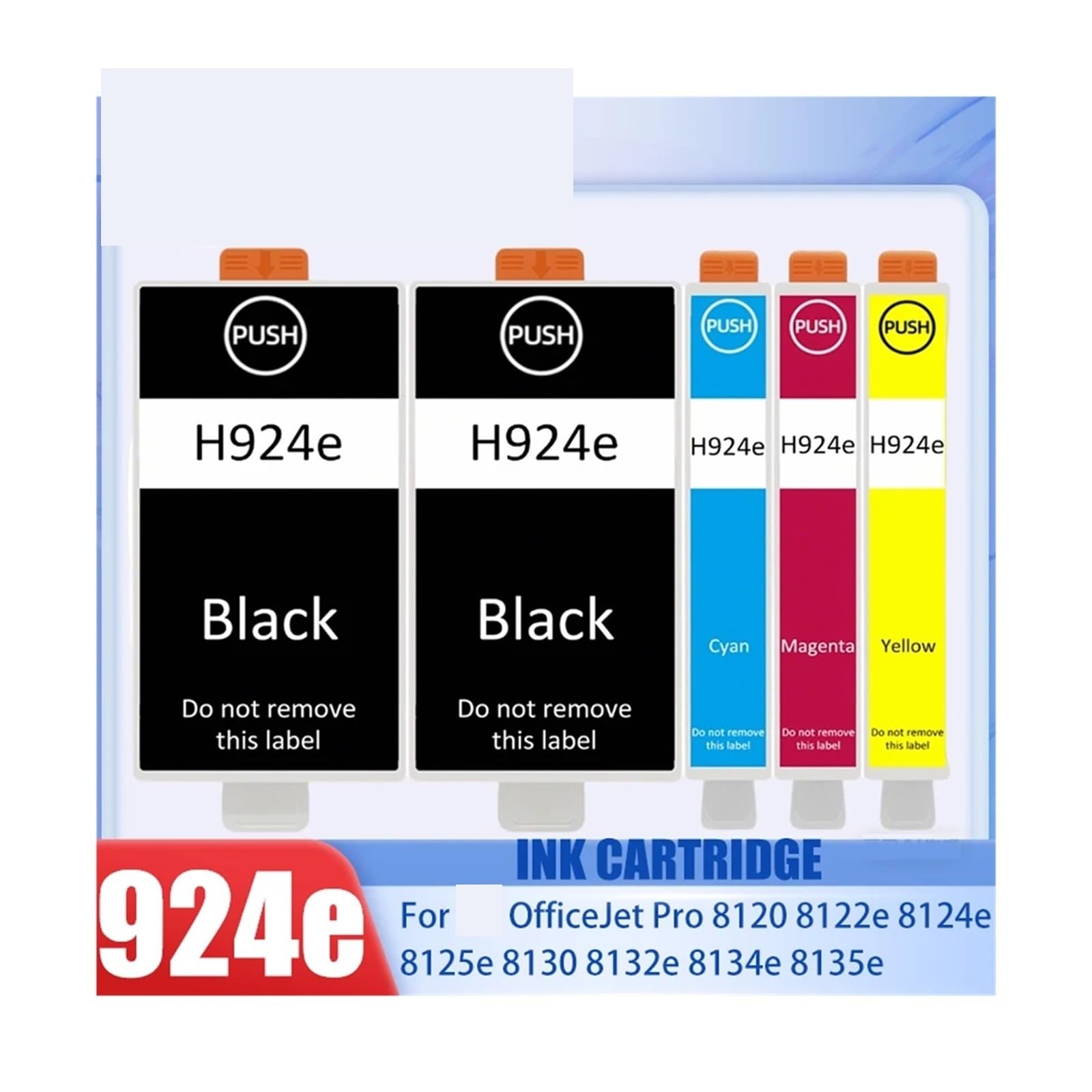 Cartuccia d'inchiostro 924E 924XL 924, compatibile con HP, 8135e 8134e