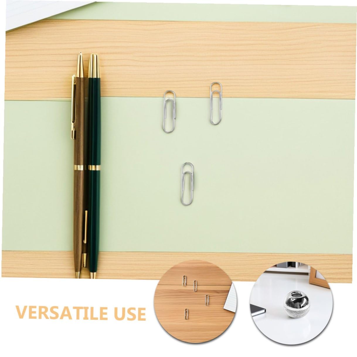 GALPADA Clip Segnalibro in Metallo 2 Set Scatola Magnetica Argento per Progetti Creativi e Organizzazione Documenti Ufficio e Scuola Accessori da Scrivania