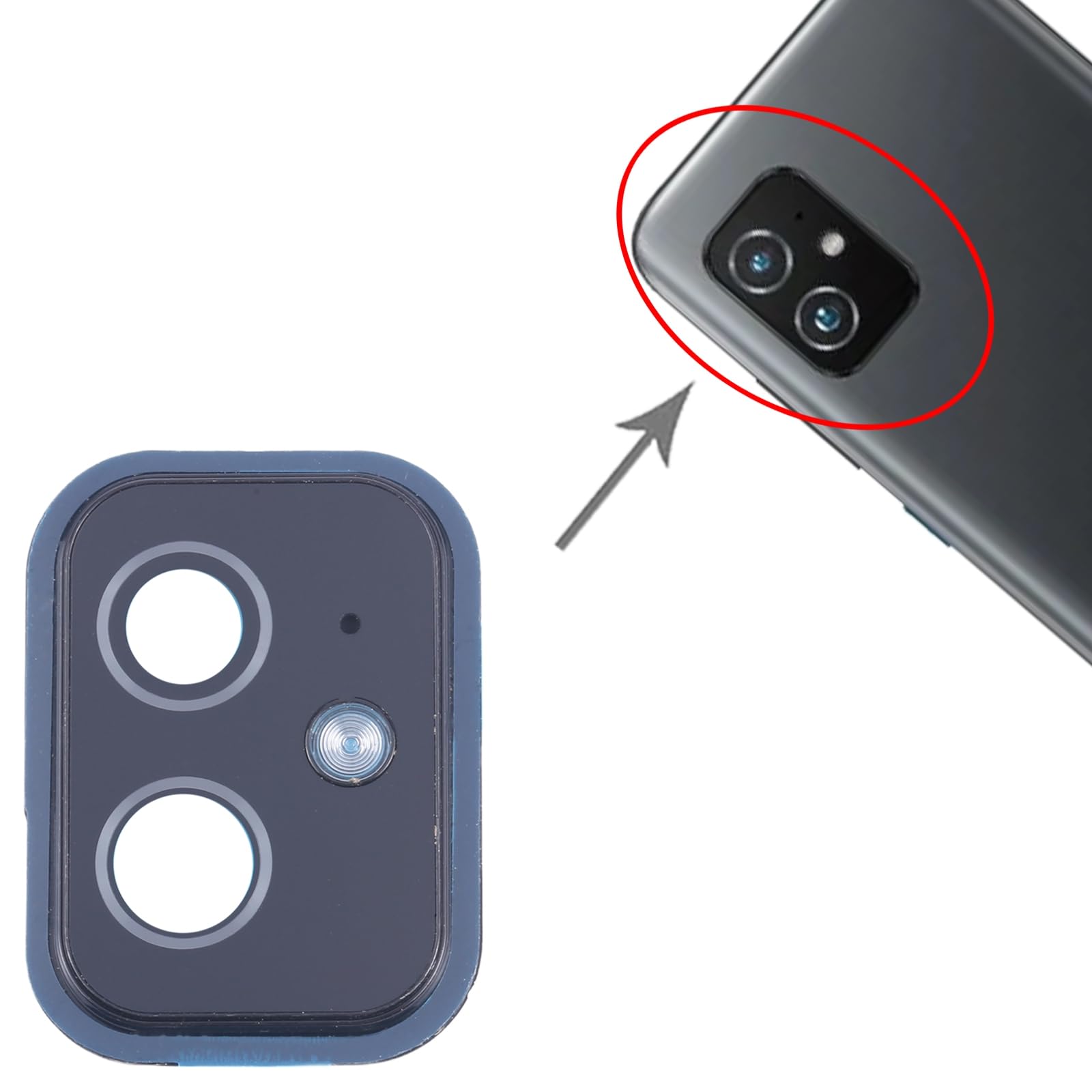 Modulo Fotocamera Posteriore Principale Per Asus Zenfone 8 ZS590KS – Ricambio Originale Per Riparazione Smartphone