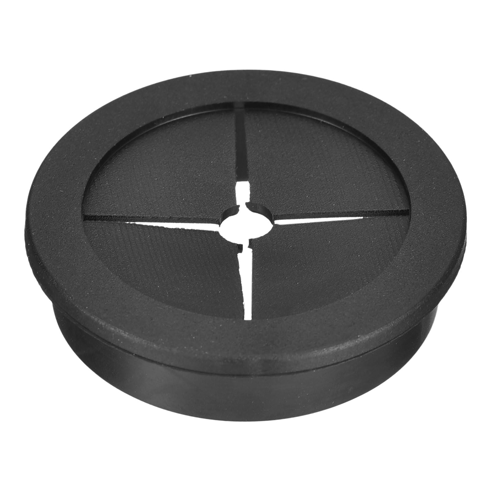 Uxcell 2-1/8" Cable Hole Cover Desk Grommet For Wire Organizer Zinc Alloy Bright Silver 1pcs