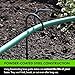 Yard Butler Plant-Saving Hose Guide - 17.5-Inch Plant Protector Garden Stakes Heavy Duty Water Pipe Guides - Lawn & Garden Watering Equipment - Flower Protector Hose Guards