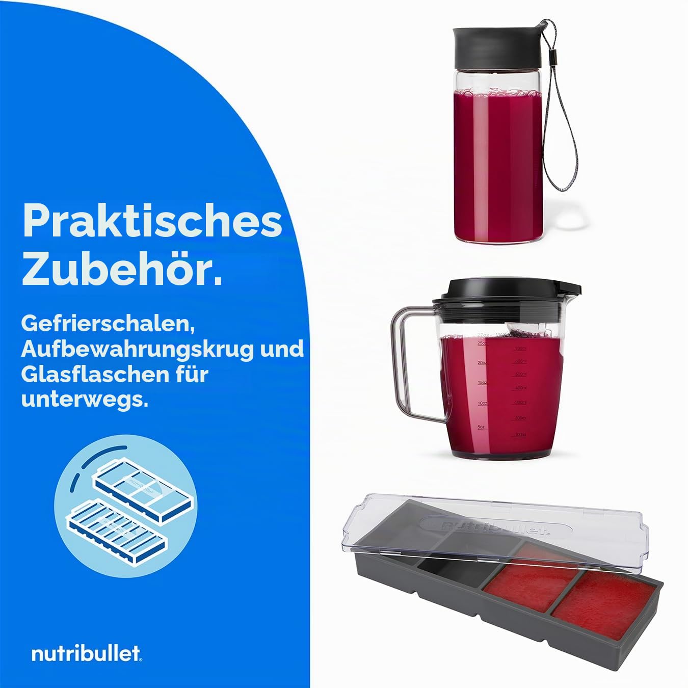 Nutribullet Juicer Pro Compact 2 Liter Zellstoffbecken 1000 W schwarz