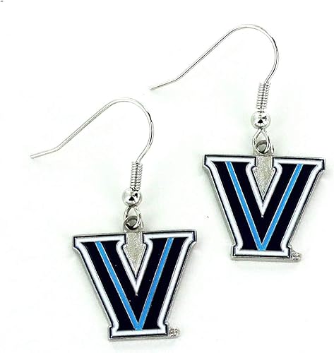 Miniatura 28 de aminco NCAA - Aretes colgantes unisex para adultos con logotipo de la NCAA North Carolina Tar Heels