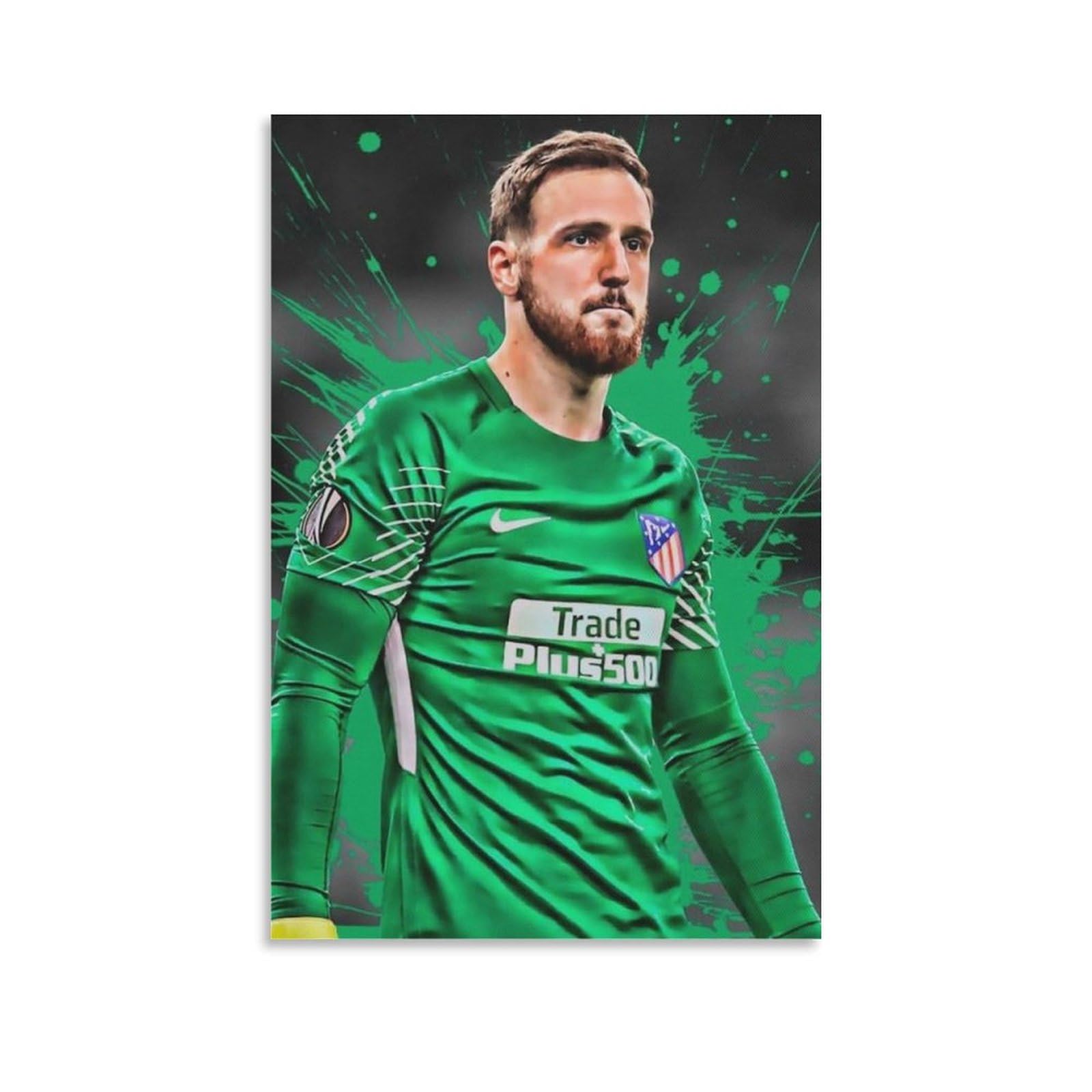 ASUIU Jan Oblak Canvas Poster Poster Painting Canvas Wall Art Living Room Posters Painting 24x36inch(60x90cm)