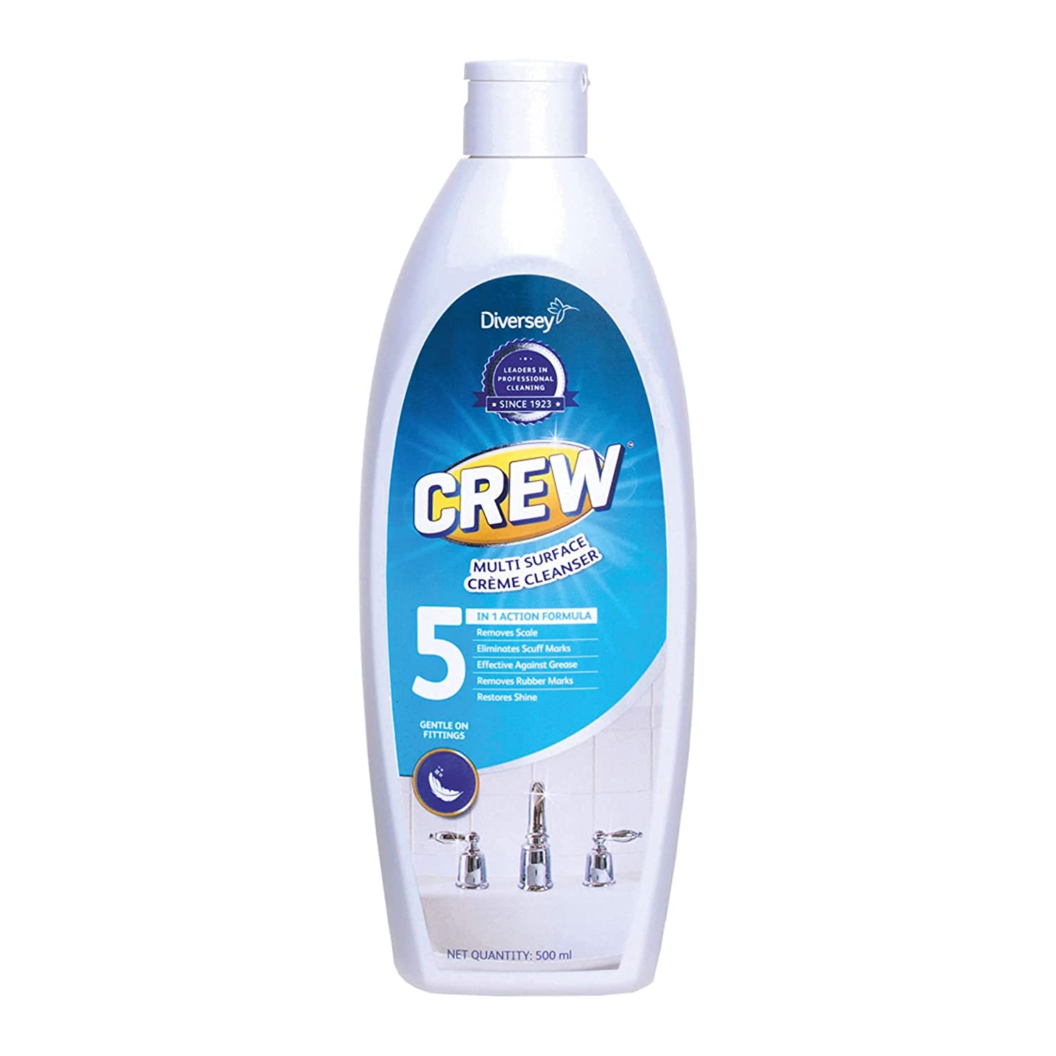 Diversey Crew Emerel Multi Surface Creme Cleanser for Bathroom Sanitary fittings, Limescale, Hard water marks, Minerals build up stain remover 500ML (B0C1NYW226) Amazon Price History, Amazon Price Tracker