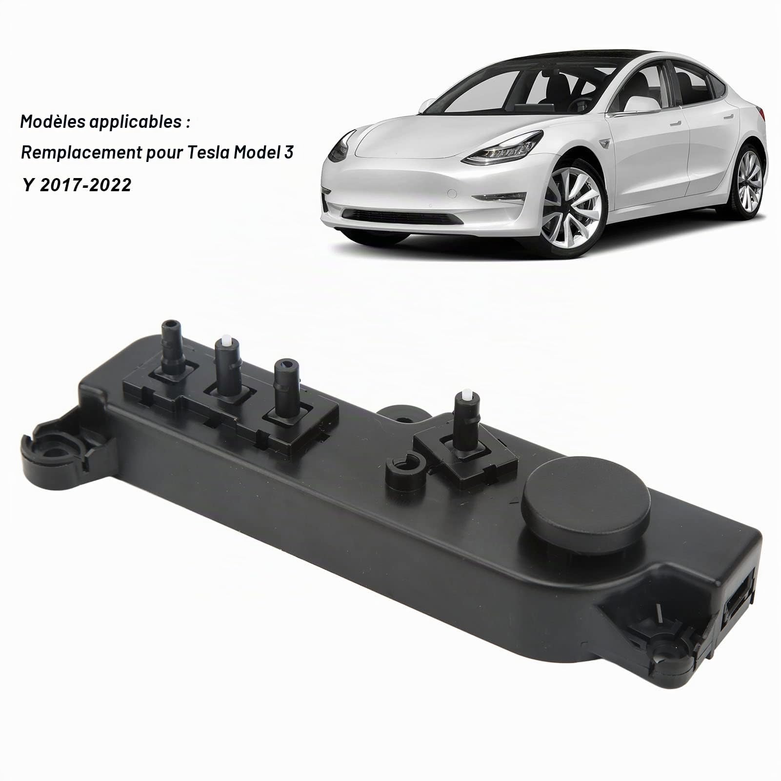 Focket Commutateur de Siège Conducteur Avant Gauche pour Modèle 3 Y 2017-2022, Commutateur de Réglage de Commande de Siège électrique 1098529 Commutateur de Commande de