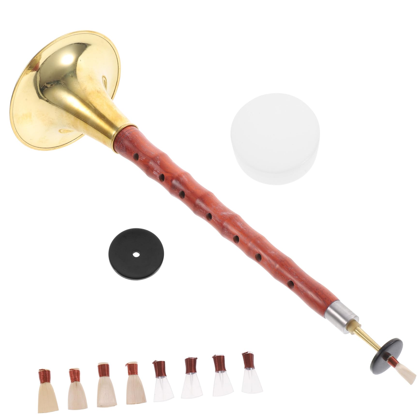SOIMISS Strumento Musicale Suona Tasto C in Metallo Leggero e Facile da Usare, Set Adatto a Professionisti e Studenti per Musica Tradizionale Colore Casuale