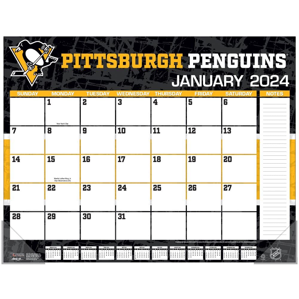 Amazon.com : TURNER SPORTS Pittsburgh Penguins 2024 22X17 Desk Calendar (24998061559) : Office Products amazon-com-turner-sports-pittsburgh-penguins-2024-22x17-desk-calendar-24998061559-office-products
