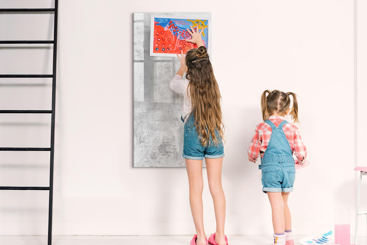 Lavagna Magnetica in Vetro con Accessori Inclusi | Magneti Potenti, Pennarello e Gomma | Perfetta per Organizzare Idee e Note - 90x60 - Agenda settimanale