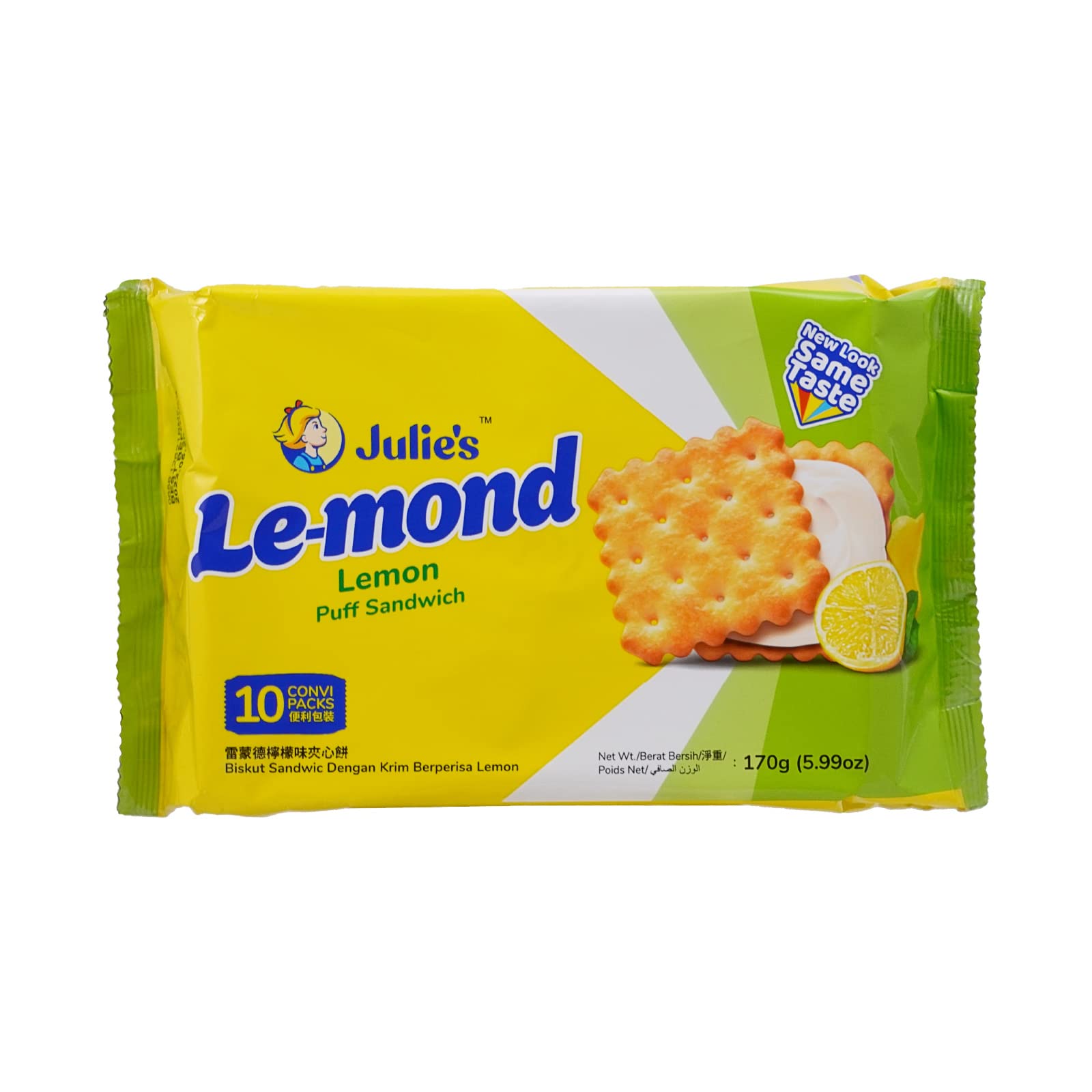 Le-Mond Puff Sandwich Lemon Flavoured Cream - 180 Grams X Pack of 2 (B00EP81Y5S) Amazon Price History, Amazon Price Tracker