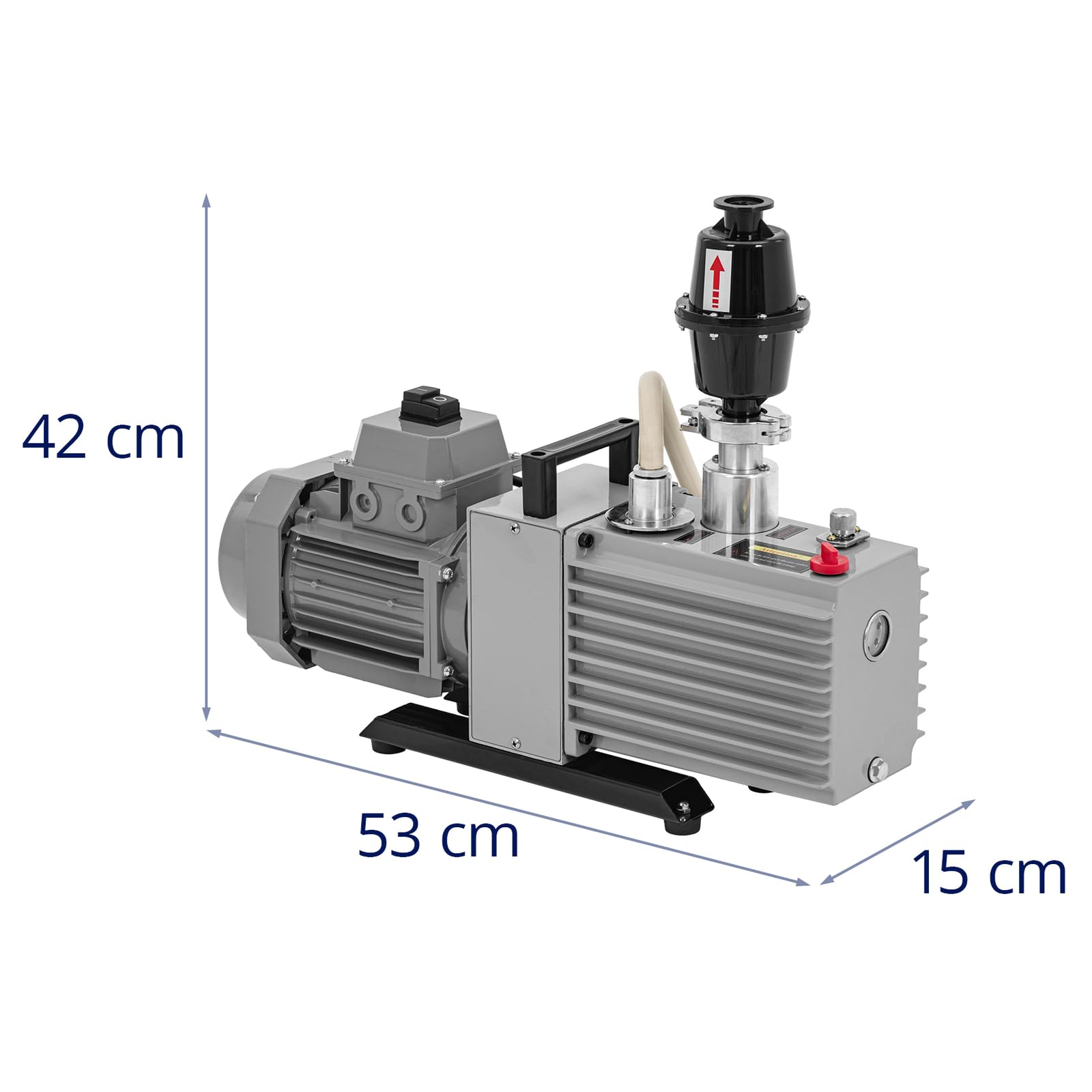 Steinberg Systems Labor-Vakuumpumpe mit 4 l/s Ansaugvolumen und 0,06 Pa Vakuumniveau 550 W elektrische Unterdruckpumpe für Labor und Industrie