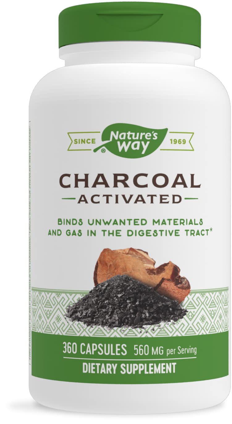 Nature's Way - Carbone attivo 280 mg. - 360 Capsule