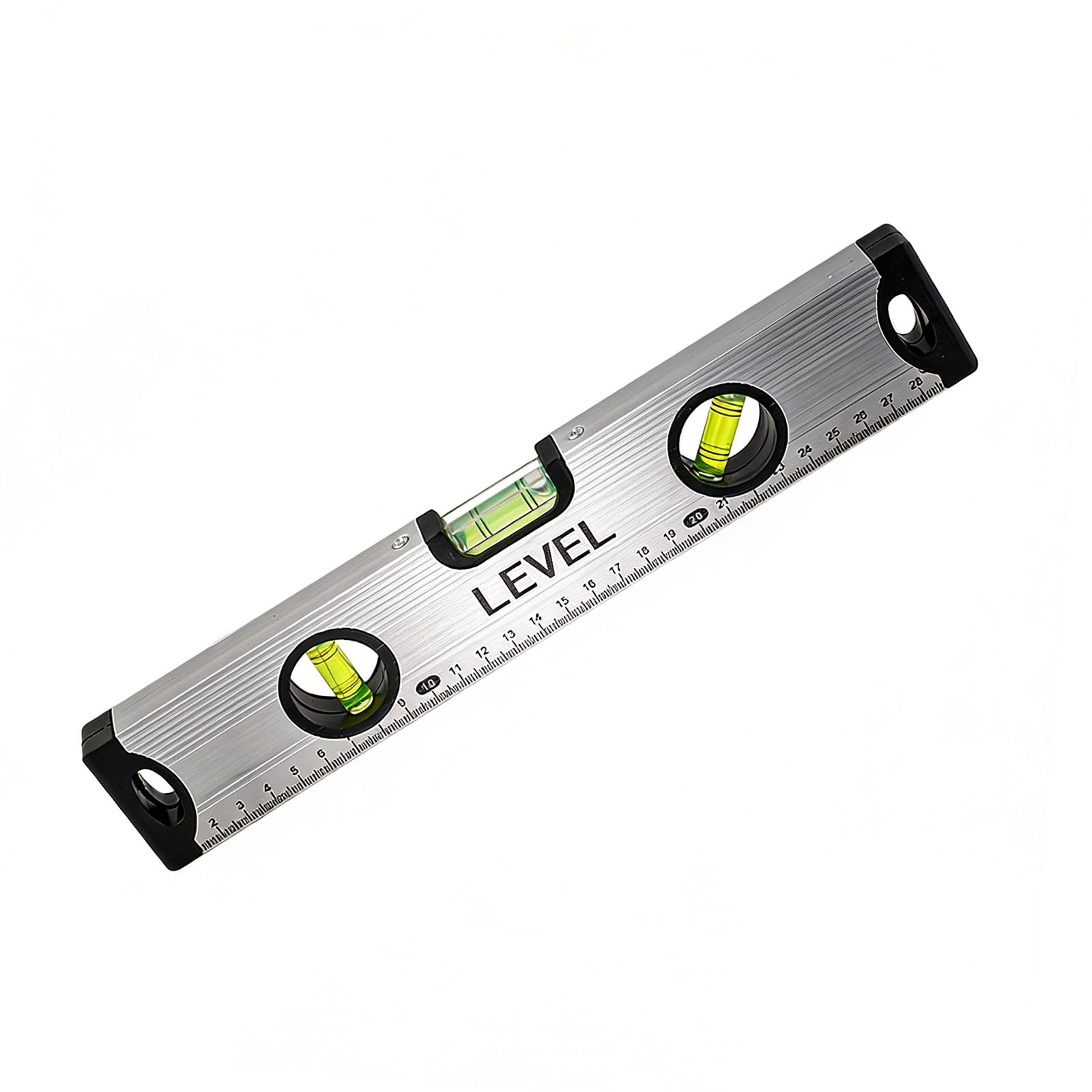 Pocvaim Sliver 12"/300Mm Magnetic Spirit Level For Precision Levelling, Lightweight Torpedo Level Portable Measurement Tool For Diy, Construction, And Carpenters (12" Magnetic Level)