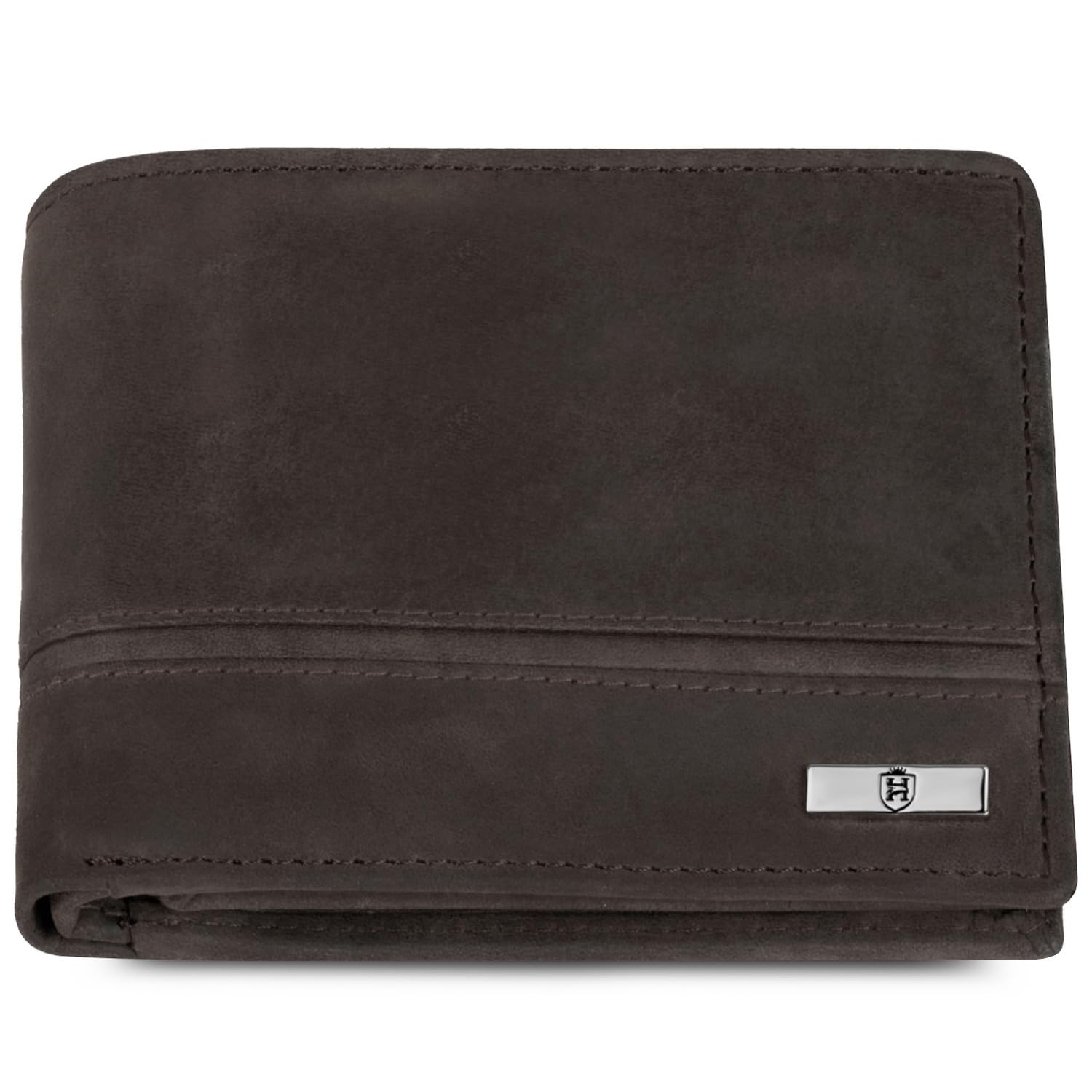 HORNBULL Denial Coffe Hunter Leather Wallet for Men | Wallets Men with RFID Blocking | Mens Wallet,Coffee