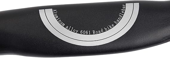 Domary Folding Aluminum Alloy Cycling Road Mountain Racing Bike Handlebar Drop Bar Durable Lightweight Ergonomically Designed for Road Mountain Biking Black 42cm
