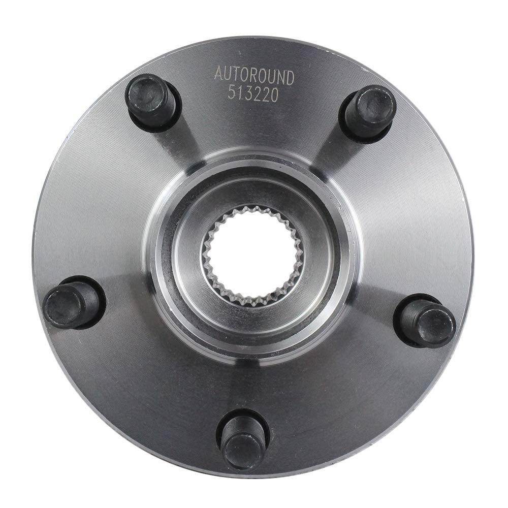 Autoround 513220 Front Wheel Hub and Bearing Assembly Fit for Subaru Outback Legacy 2005-2014 5-Lug w/ABS