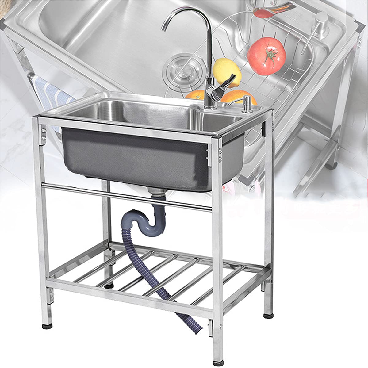 Buy Free Standing Utility Sink Restaurant Kitchen