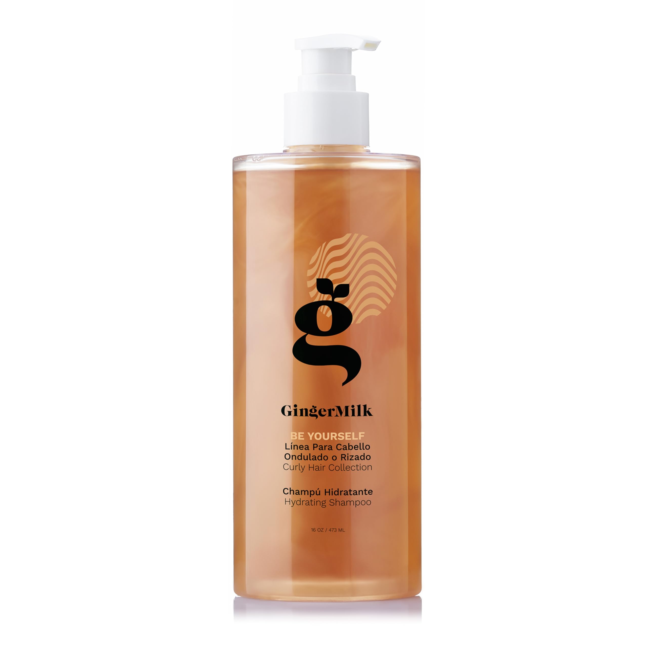 Ginger Milk Hydrating Shampoo for Curly, Wavy and Coily Hair
