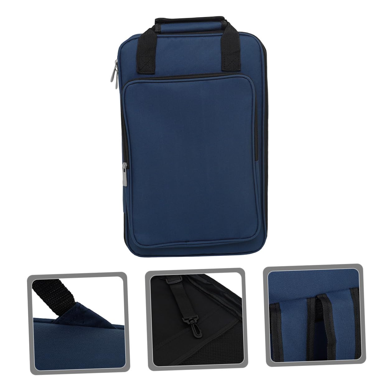 MAGICLULU Borsa con Tracolla per Bacchette Batteria Custodia Organizer Portatile in Oxford Robusto e Durevole per Sala Prove e Palco