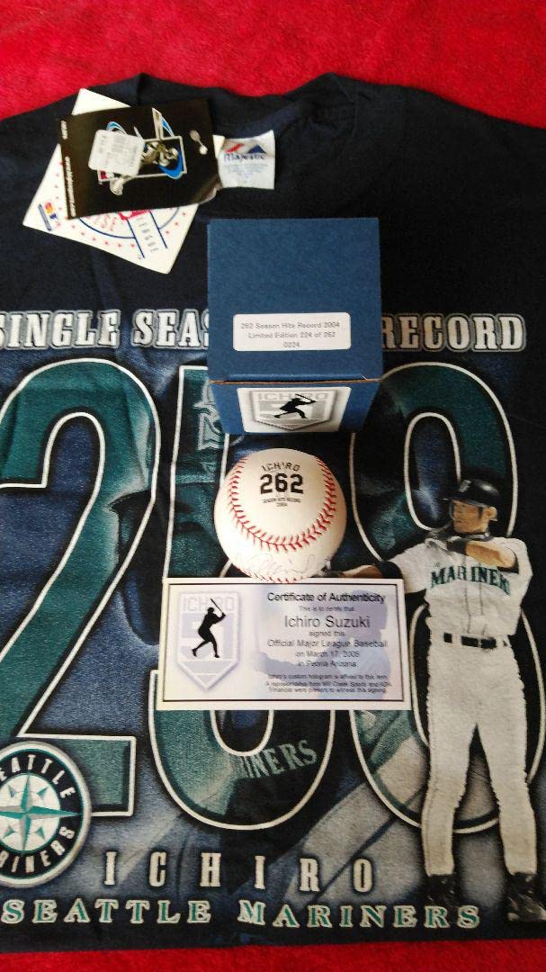 イチロー 記念フォト258、262安打 MLB公式フォト 2枚セット イチロー