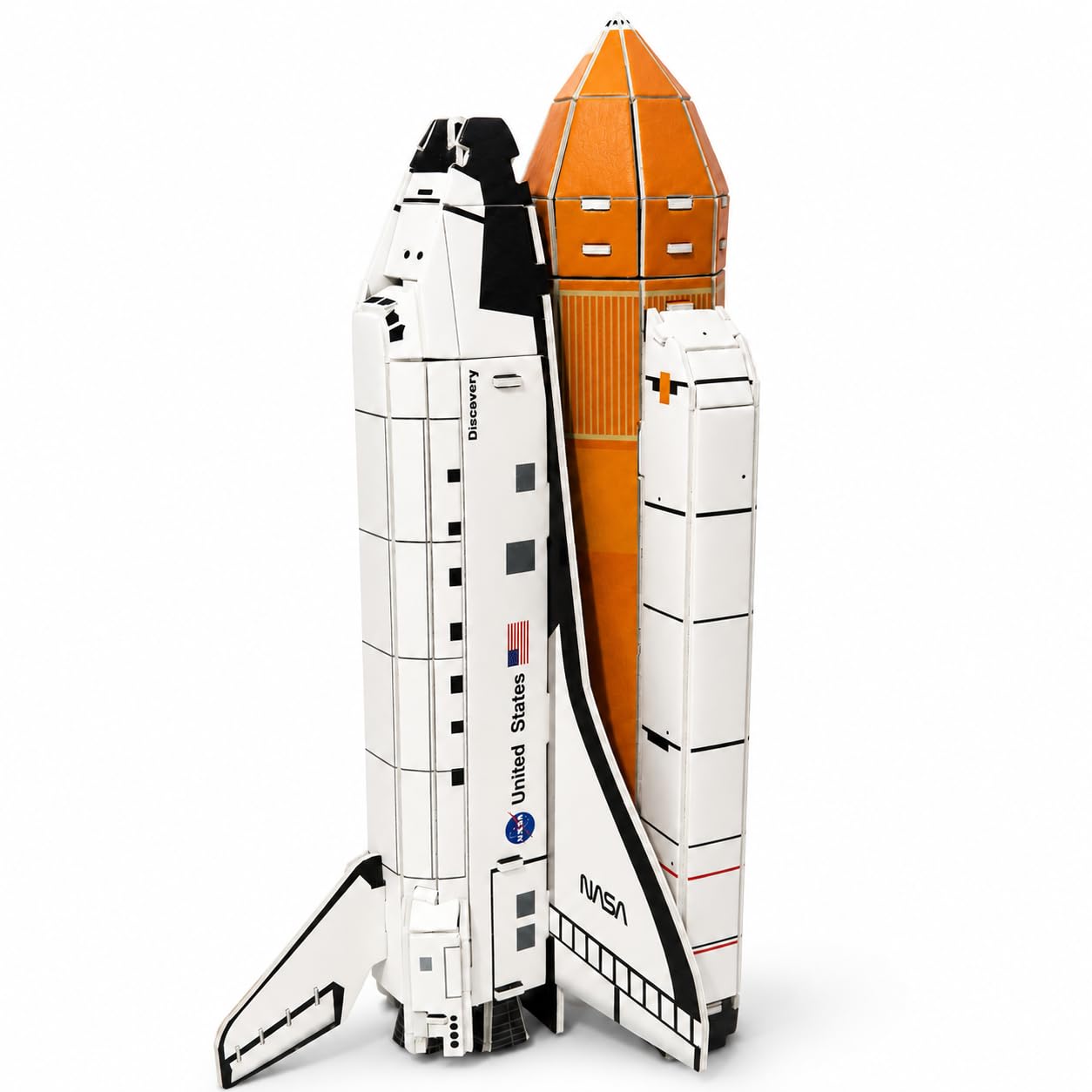 3D NASA Space Ship Shuttle Puzzle Model Kit - Build Your Own Spaceship Rocket Toy - No Glue Needed Educational Gift for Kids Boys Girls & Adults Christmas Birthday