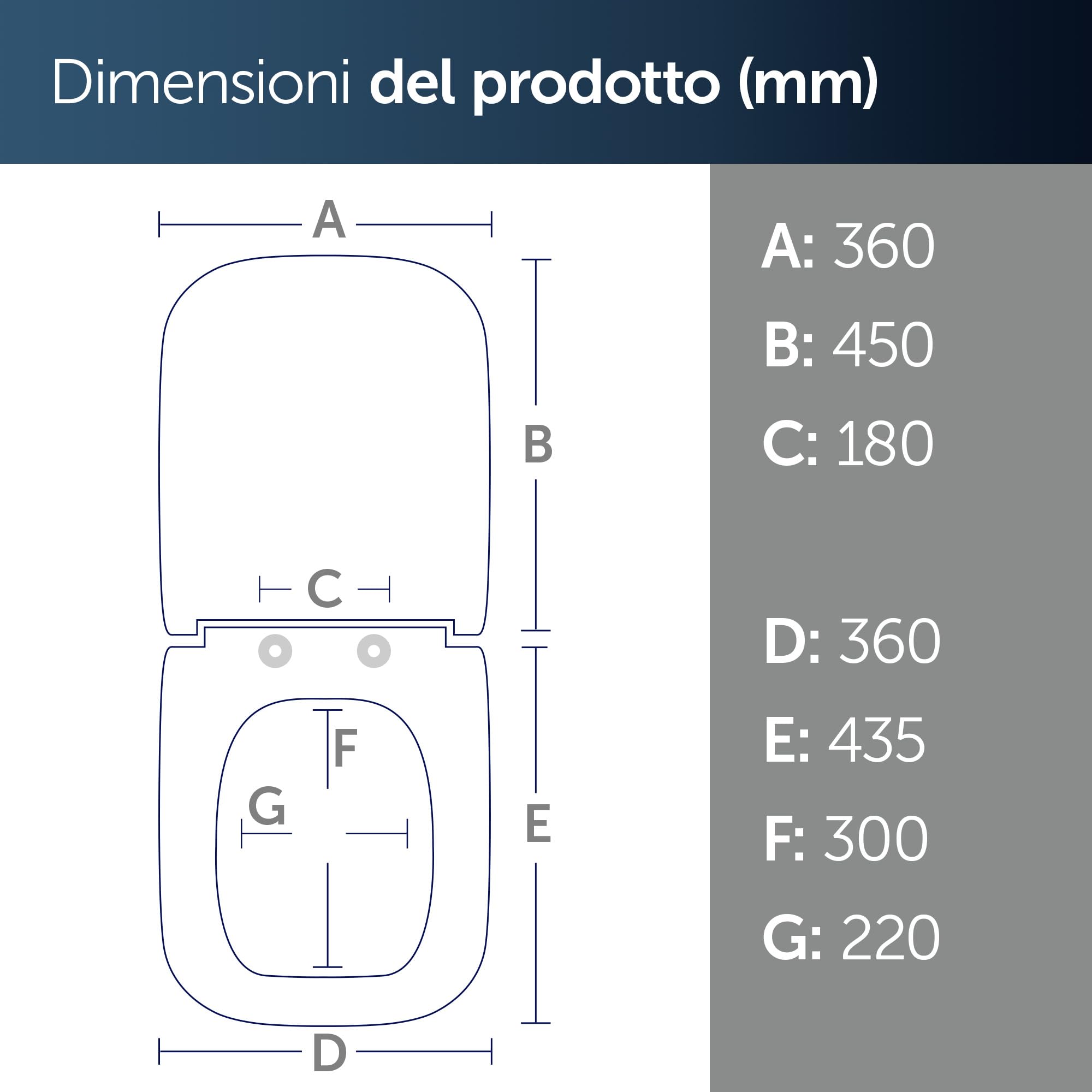 Ideal Standard i.life A sedile per WC, sottile, angolare – Bianco (Alpin)
