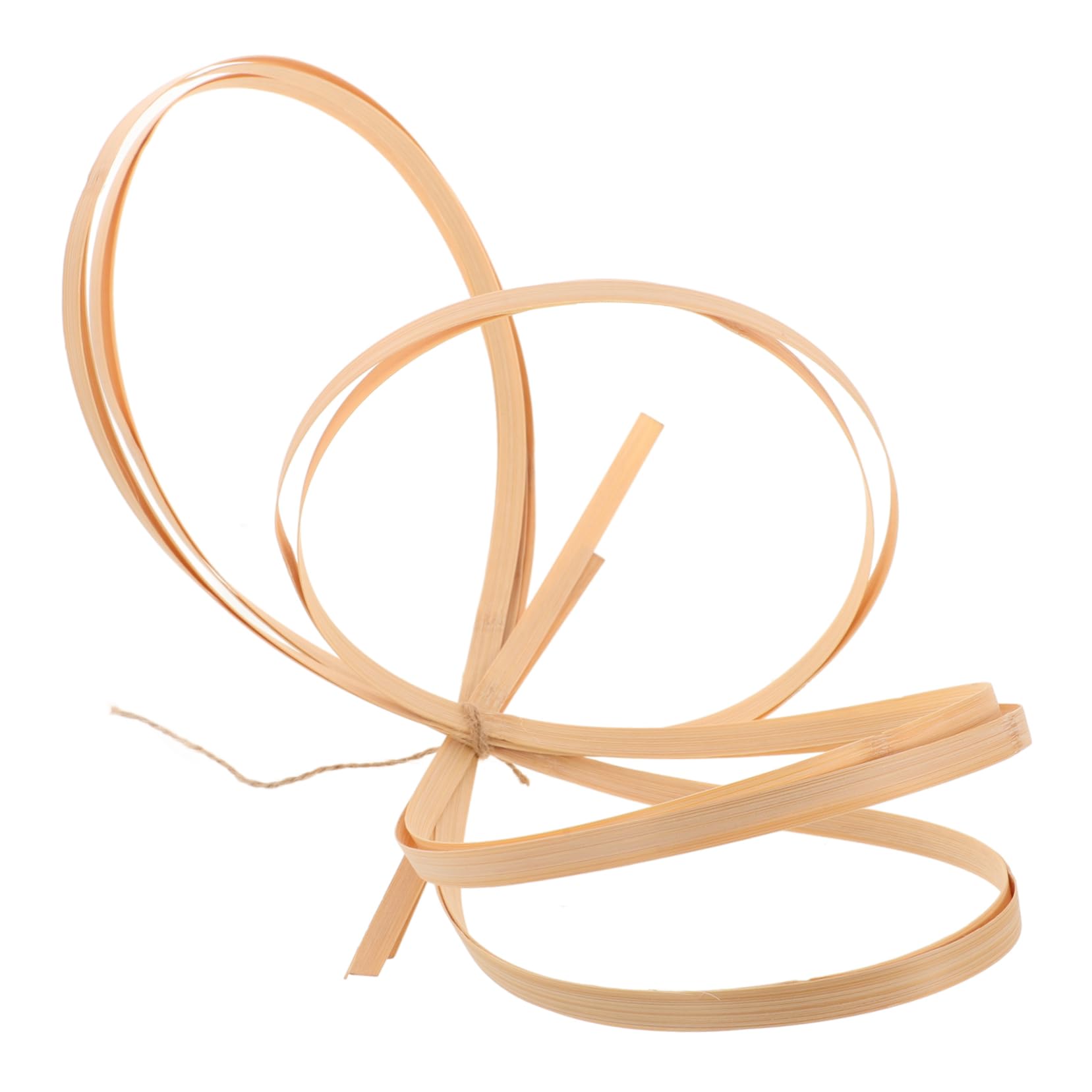 Veemoon 2 Rolls Flat Strip Weaving Rattan Decorative Craft Supplies DIY Wide Handmade Strip for Basket Making