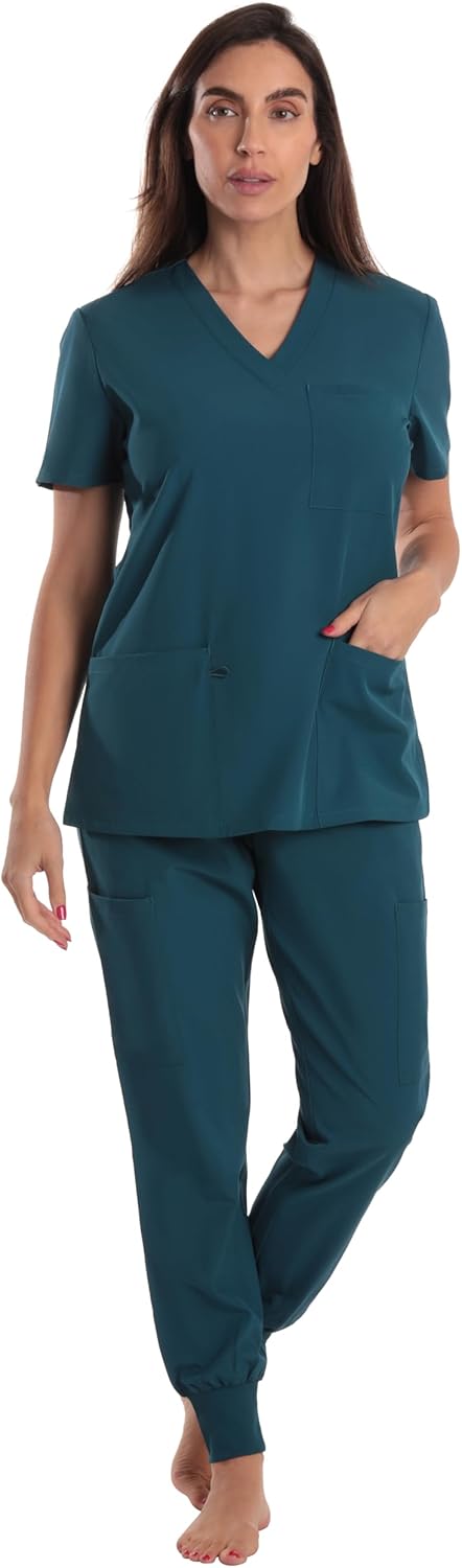 Just Love Women's V-Neck Scrub Set