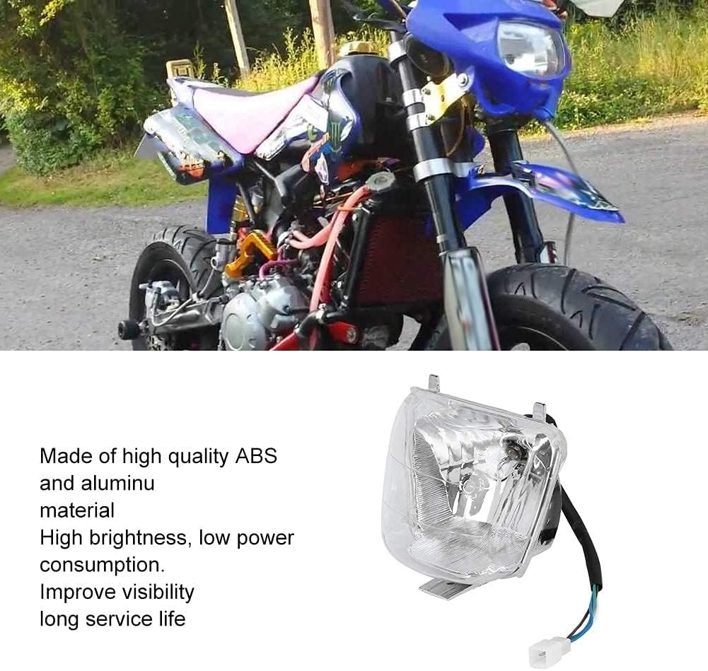 Aramox Head Light, 12V Head Rear Tail Light Lamp Dinosaur Fit for Quad Dirt Bike ATV
