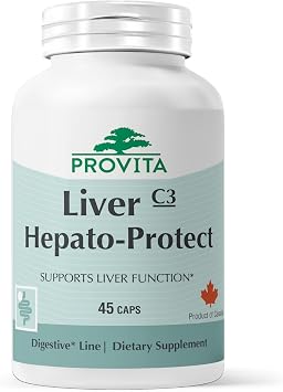 Provita Liver Hepato-Protect | Liver Cleanse Detox & Repair Supplement | Milk Thistle Liver Detox with Dandelion, Artichoke & Glutathione | Natural Liver Support Supplement for Liver Health & Function | Milk Thistle, Dandelion, Artichoke, Glutathione, Natural Liver Support