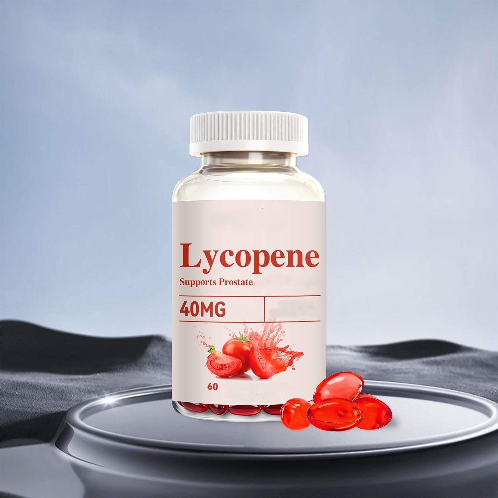 Lycopin 40 mg – Herz, Prostata-Unterstützung – glutenfrei, gentechnikfrei,1Pcs
