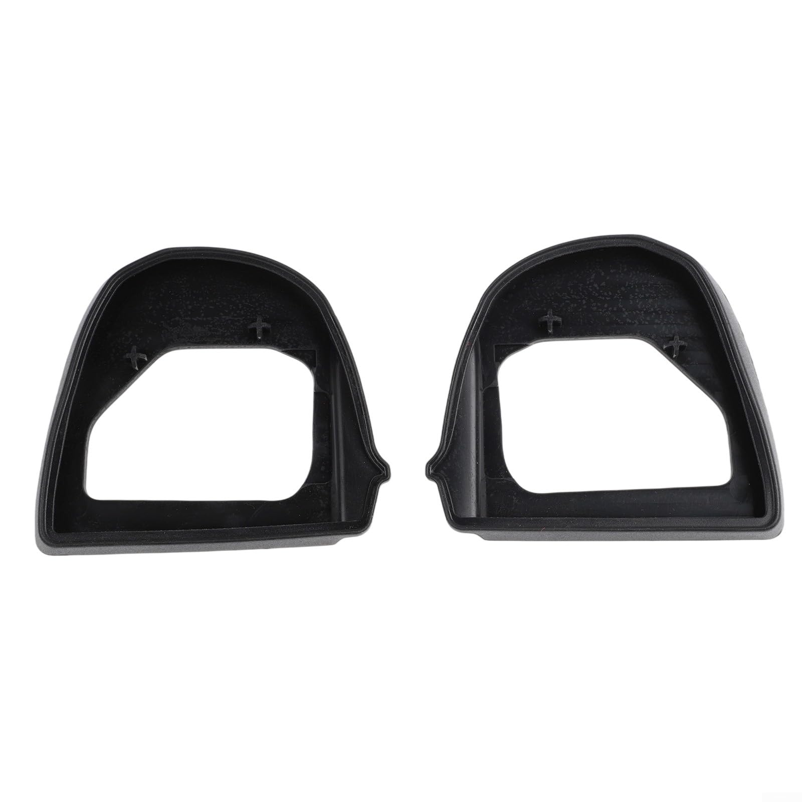 Guarnizione per specchietto esterno per classe A B W169 W245, guarnizione in gomma ABS nera, ricambio OEM 1698100376 1698101376