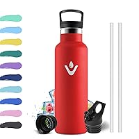 Borraccia Termica 500ml, Borraccia con Cannuccia