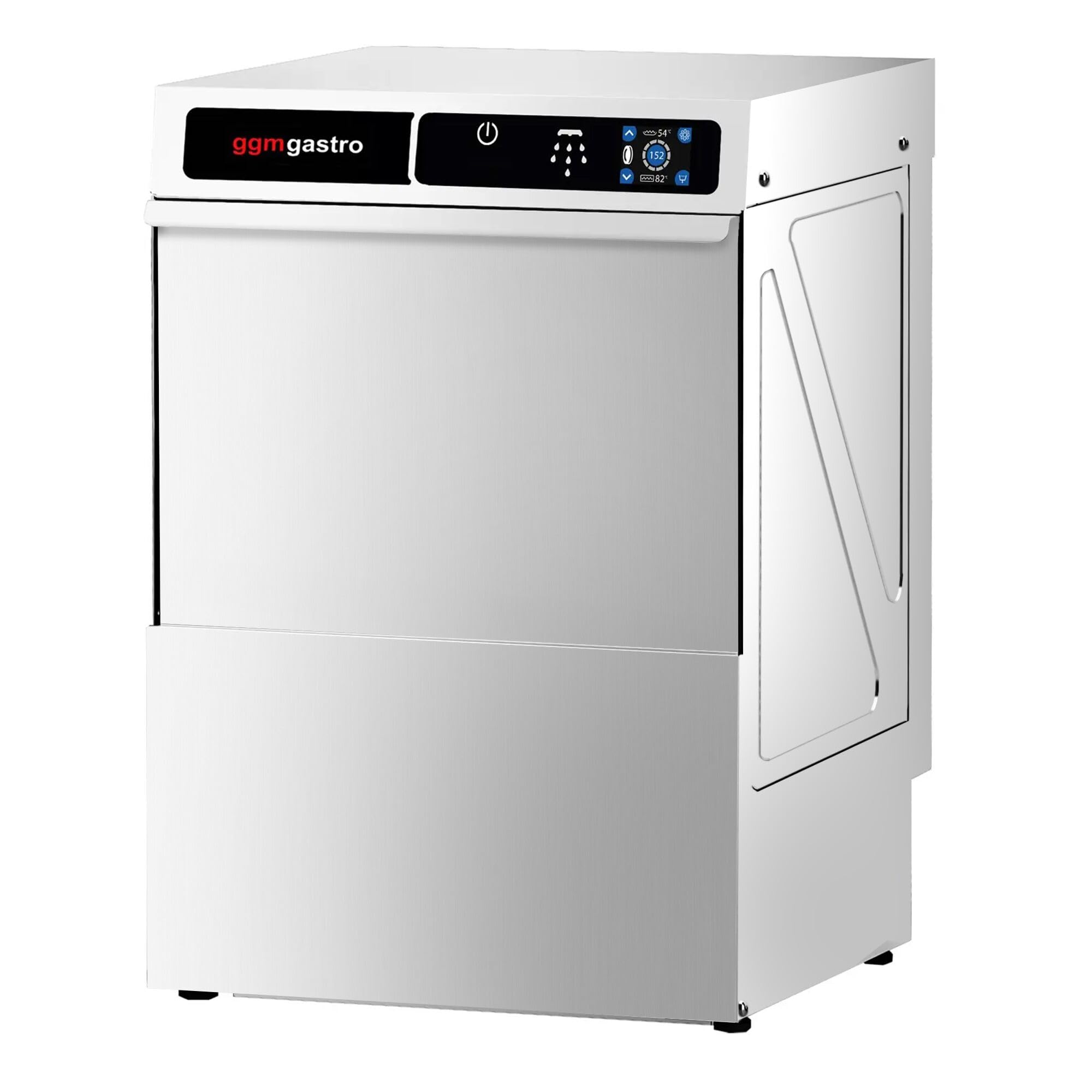 GGM Gastro Gläserspülmaschine Touch 3,30 kW 350x350 mm | intuitive Touch-Bedienung, integrierte Laugenpumpe, vollautomatische Dosierung, hygienisches Edelstahlgehäuse, zeitsparend