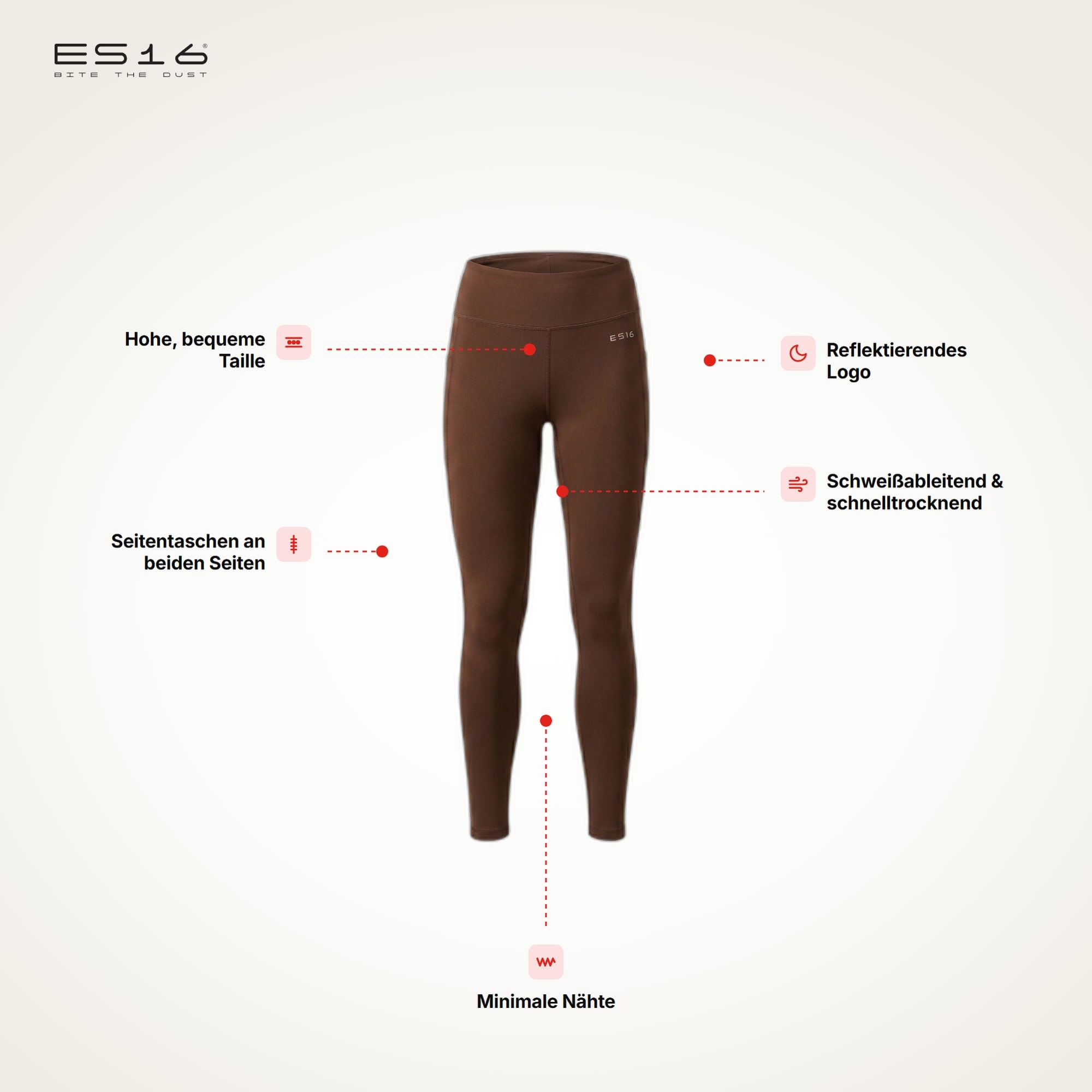 Tights Soft Element - Leggings funzionali morbidi per fitness, yoga e corsa