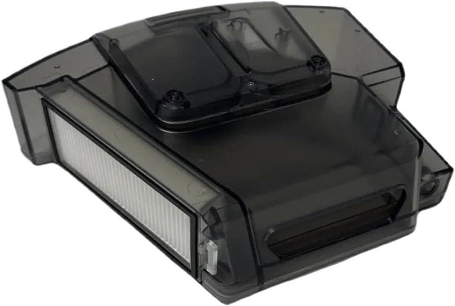 2-in-1 Water Tank Dust Box with Filter Compatible with Roborock Q8 Max/Q8 Max+ Robot Vacuum Cleaner, Vacuum Cleaner Dustbin Accessories (Black)