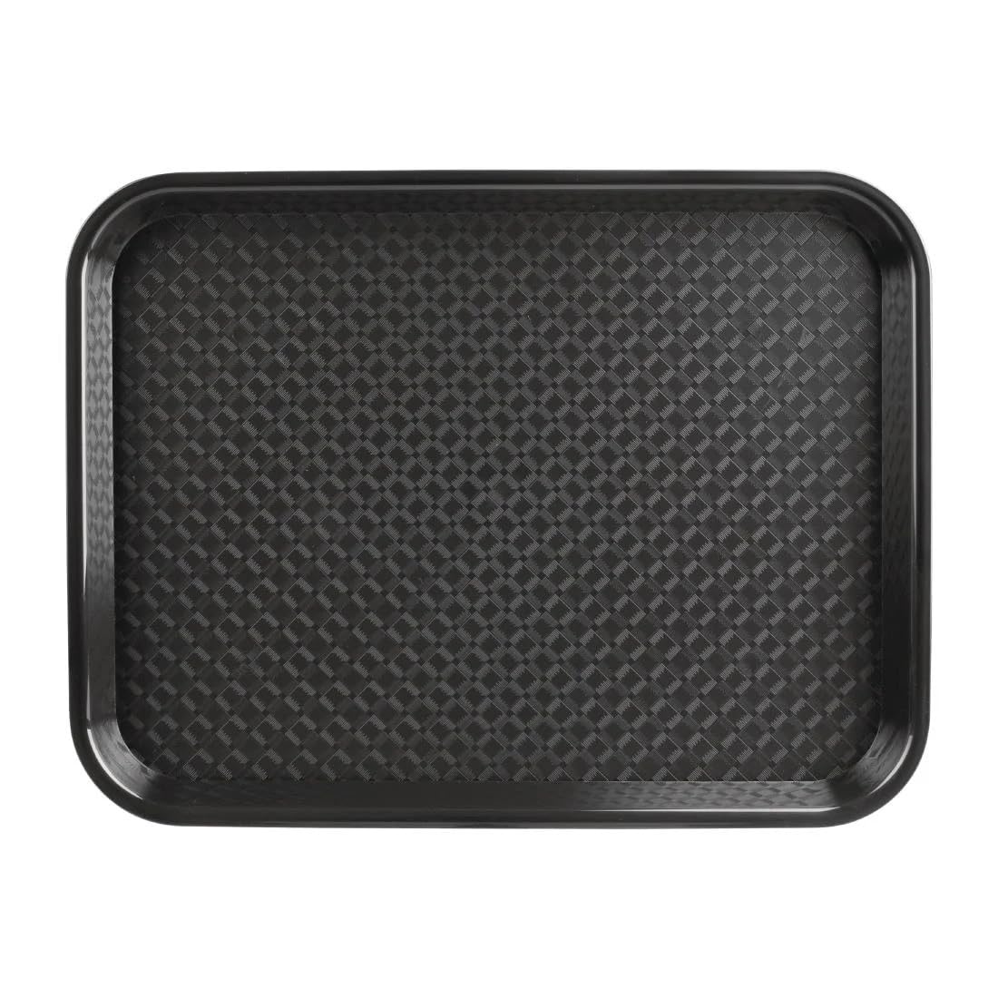 Olympia Black Kristallon Pp Rectangular Tray 350X450mm
