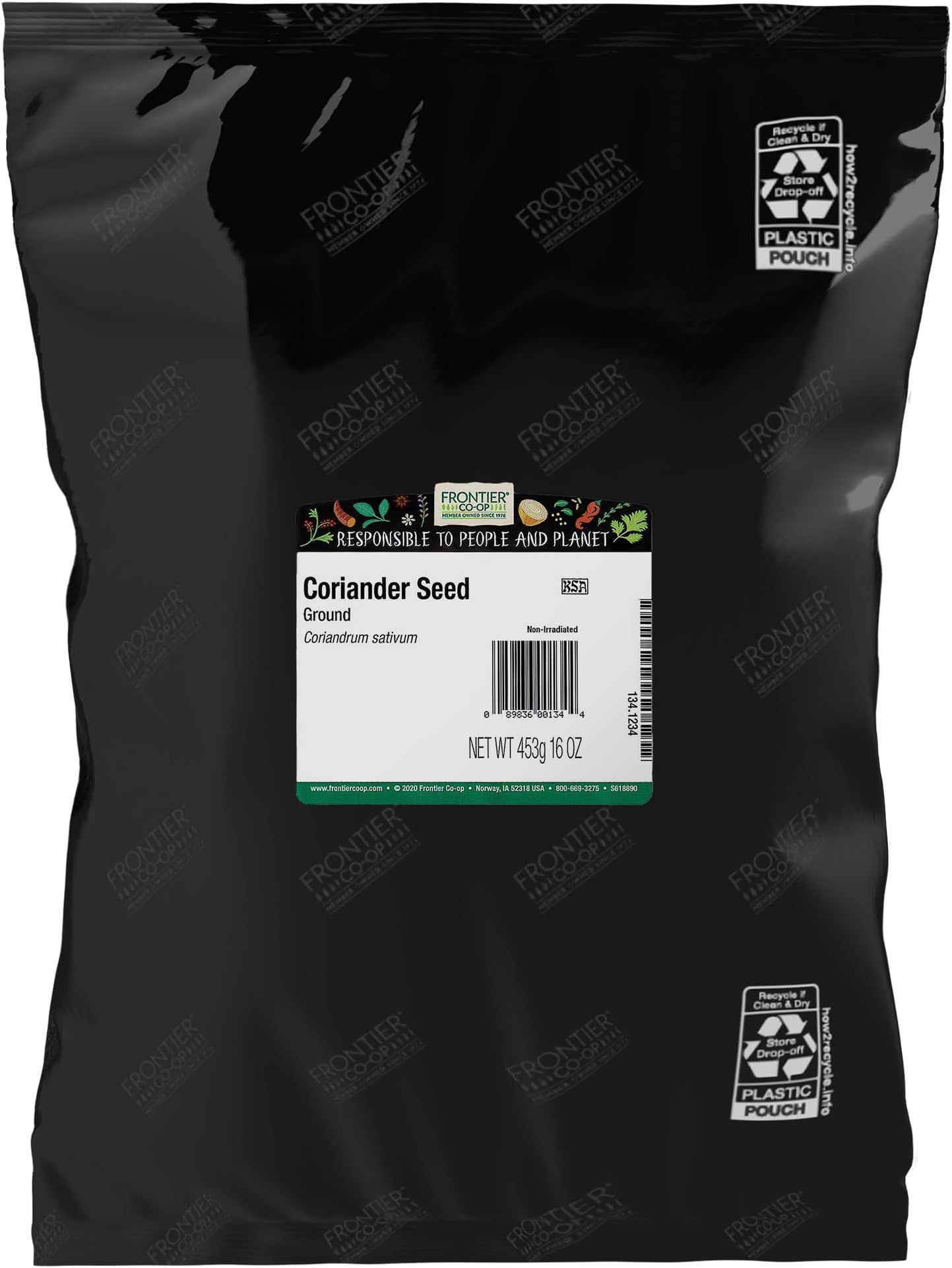 Frontier Co-op Coriander Seed, Ground, 1 lb
