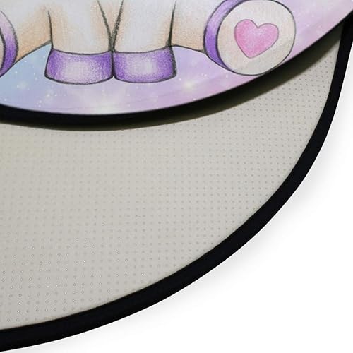 Miniatura 3 de Alfombra redonda antideslizante grande para sala de estar y dormitorio, moderna de microfibra suave, lavable a máquina, decoración del hogar, 3 pies