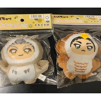 Amazon.co.jp: ハイキュー ちみけもますこっと2点セット木兎赤葦