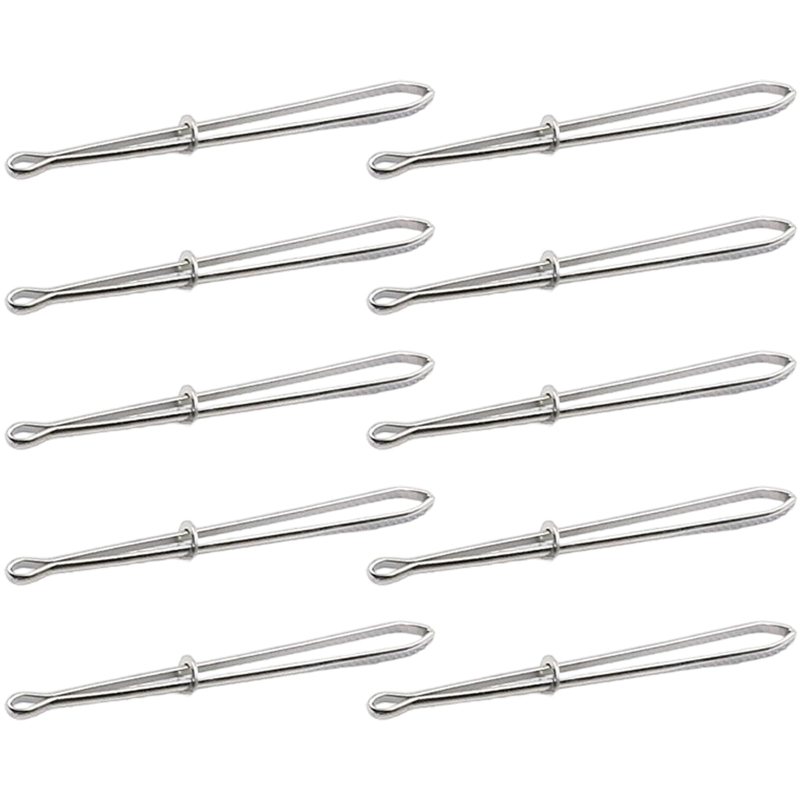 our fave 10Pcs Elastics Cord Threading Tool Metal Sewing Accessories for Crafting Projects Elastics Stringing Instrument