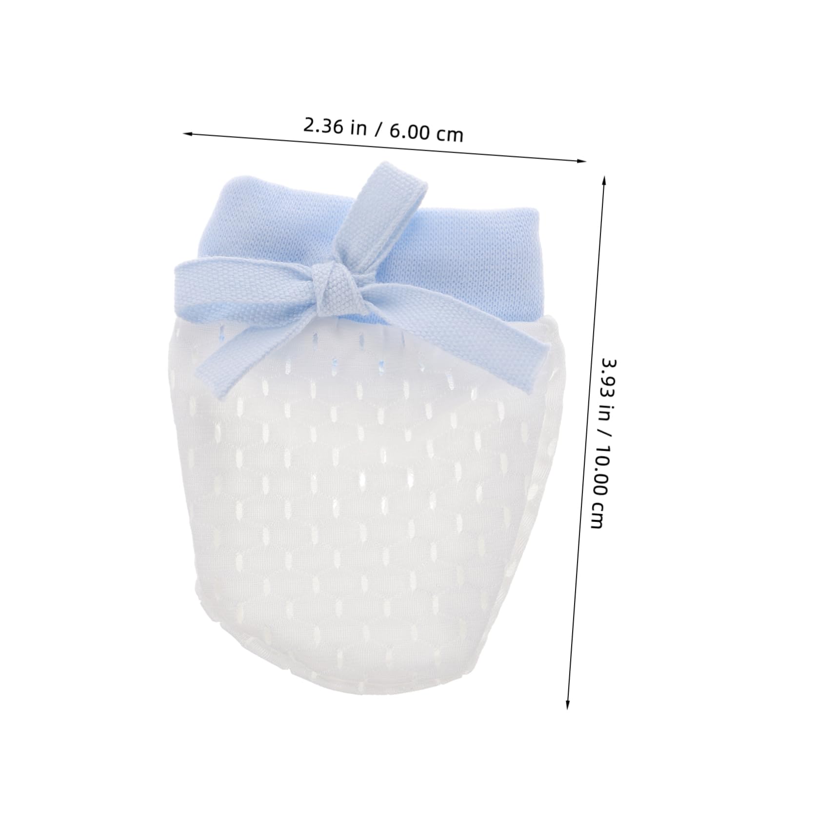 BESTYASH Newborn Anti-scratch Gloves Soft Silk Mittens for Infants No Scratch Baby Mittens Drawstring Toddler Mittens 1 Pair